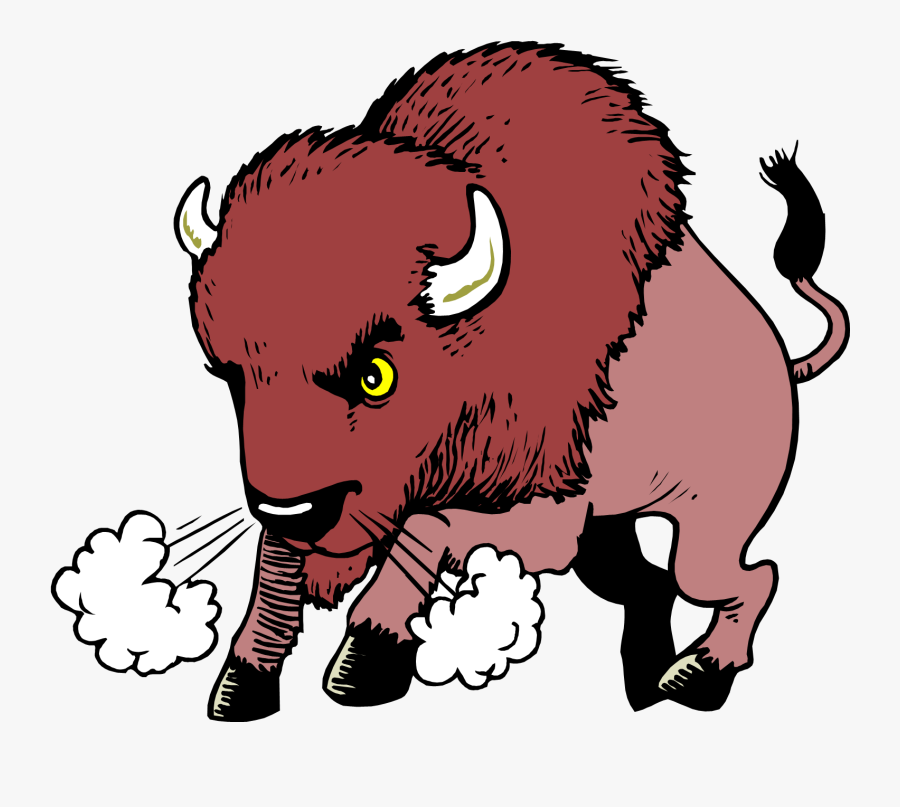 Bison Clip Art - Buffalo And The Field Mouse, Transparent Clipart