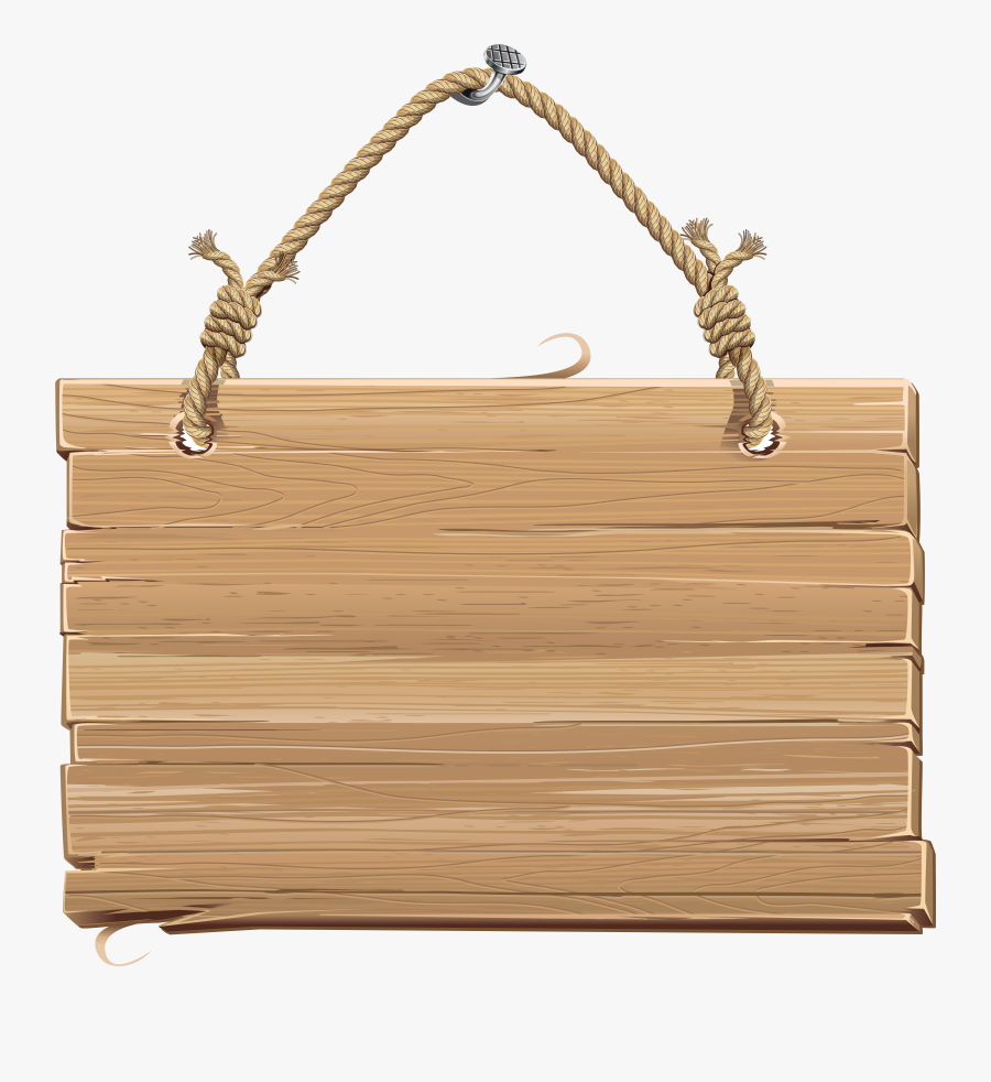 Sticker Wood Board Label Png Free Photo - Transparent Background Wooden Sign Png, Transparent Clipart
