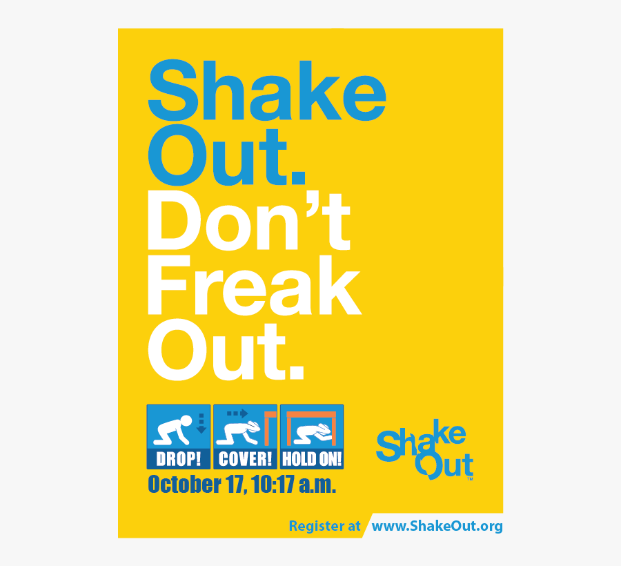 Don"t Freak Out - Trivia About Earthquake Preparedness, Transparent Clipart