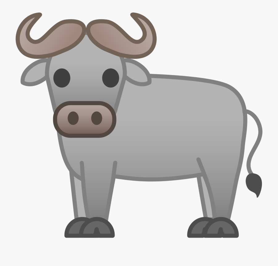 Ox Clipart Water Buffalo - Bull Emoji, Transparent Clipart