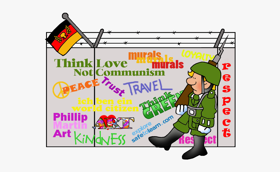 Berlin Wall - Berlin Wall Built Clipart, Transparent Clipart