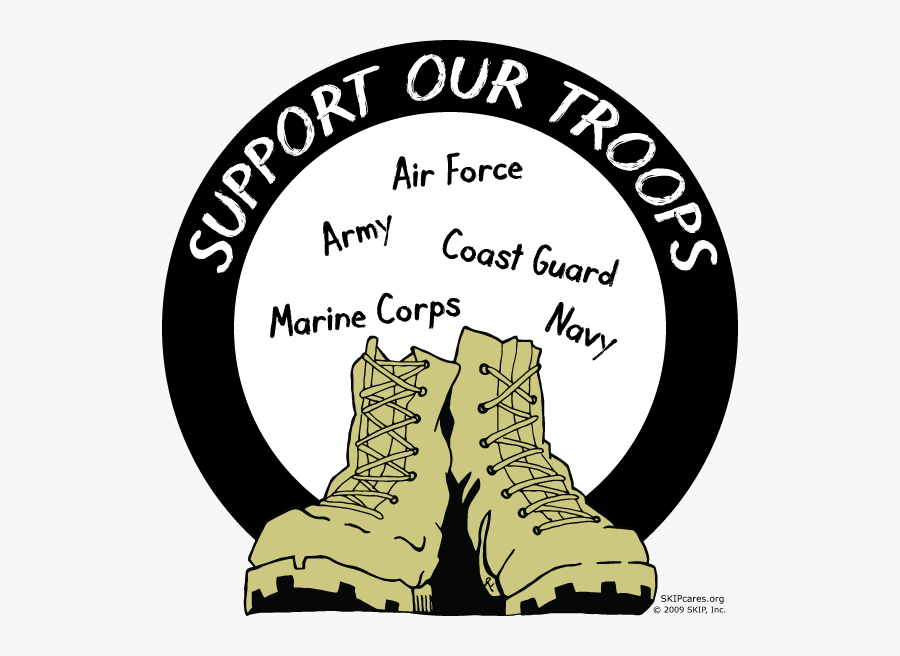 Support Our Troops Skip Logo - Support Our Troops Logo, Transparent Clipart