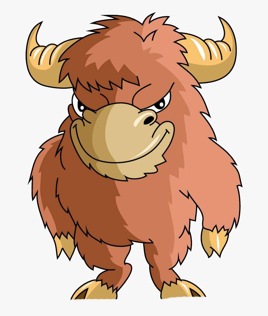 Bull Demon King Bovini Water Buffalo - Cartoon, Transparent Clipart