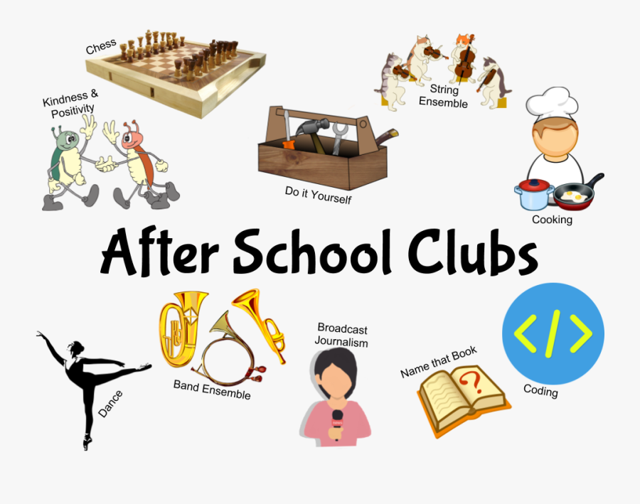 After School Clubs - Clubs At School Cartoon, Transparent Clipart