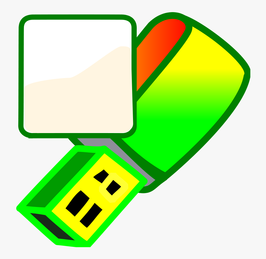 Usb Flash Drive, Transparent Clipart