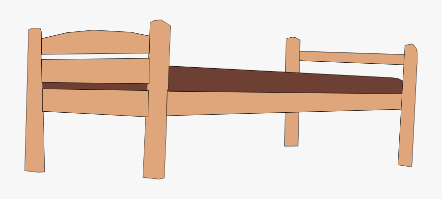Angle,hardwood,wood - Clip Art Bed Wooden, Transparent Clipart