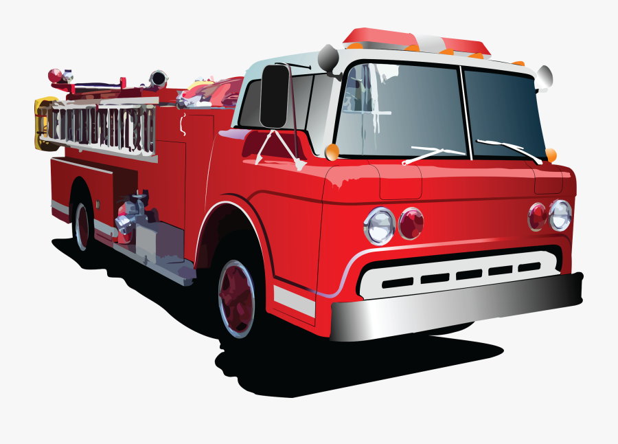 Fire Truck Firetruck Clipart Hostted - Fire Truck Vector Png, Transparent Clipart