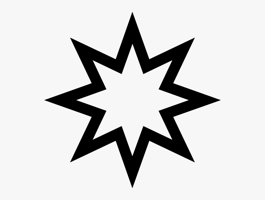 8 Pointed Star .png, Transparent Clipart