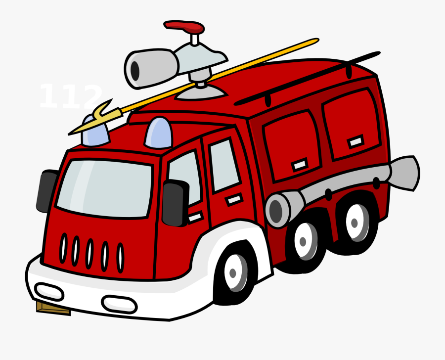 Clipart Transparent Background Fire Truck, Transparent Clipart