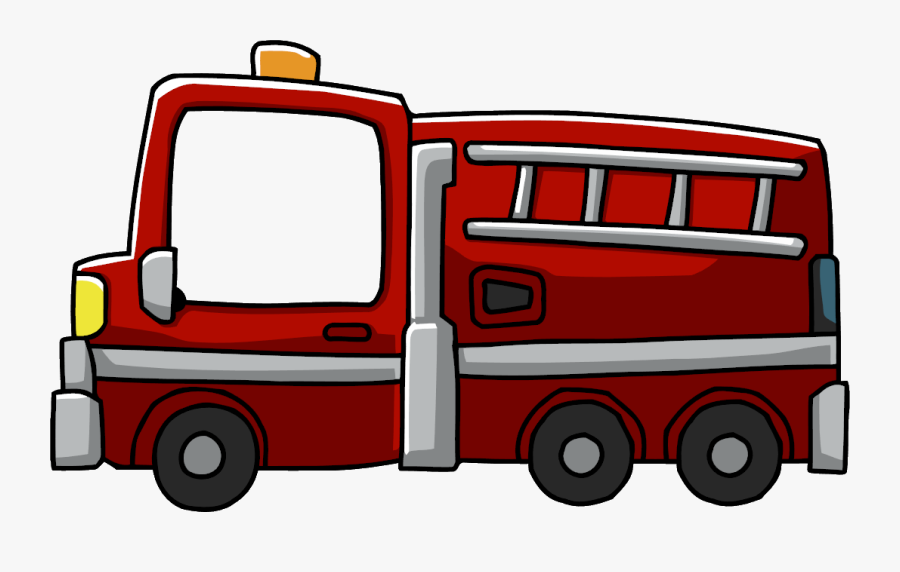 Transparent Firetruck Png - Firetruck Png Cartoon Transparent, Transparent Clipart