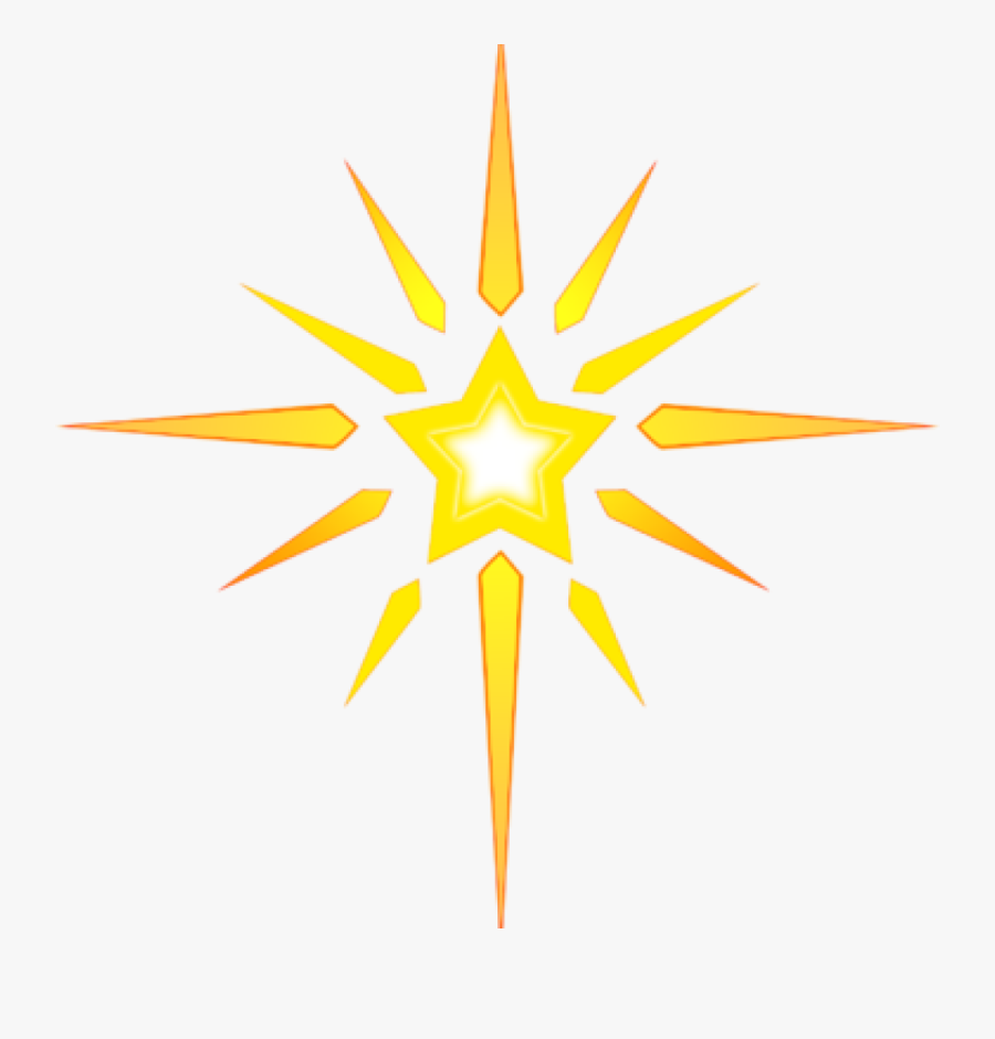 Stars Clipart Religious - Christmas Story Powerpoint, Transparent Clipart