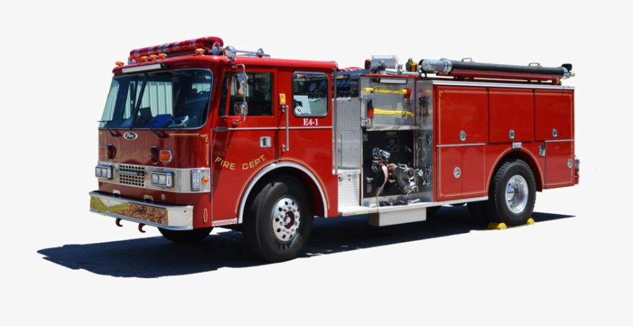 Graphic Free Stock Firetruck Clipart Transparent Background - Transparent Background Fire Truck Png, Transparent Clipart