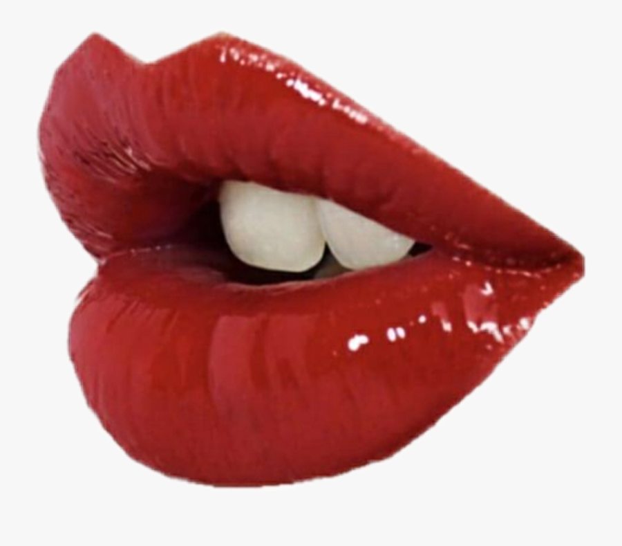 Transparent Pink Lip Clipart - Red Lips Png, Transparent Clipart