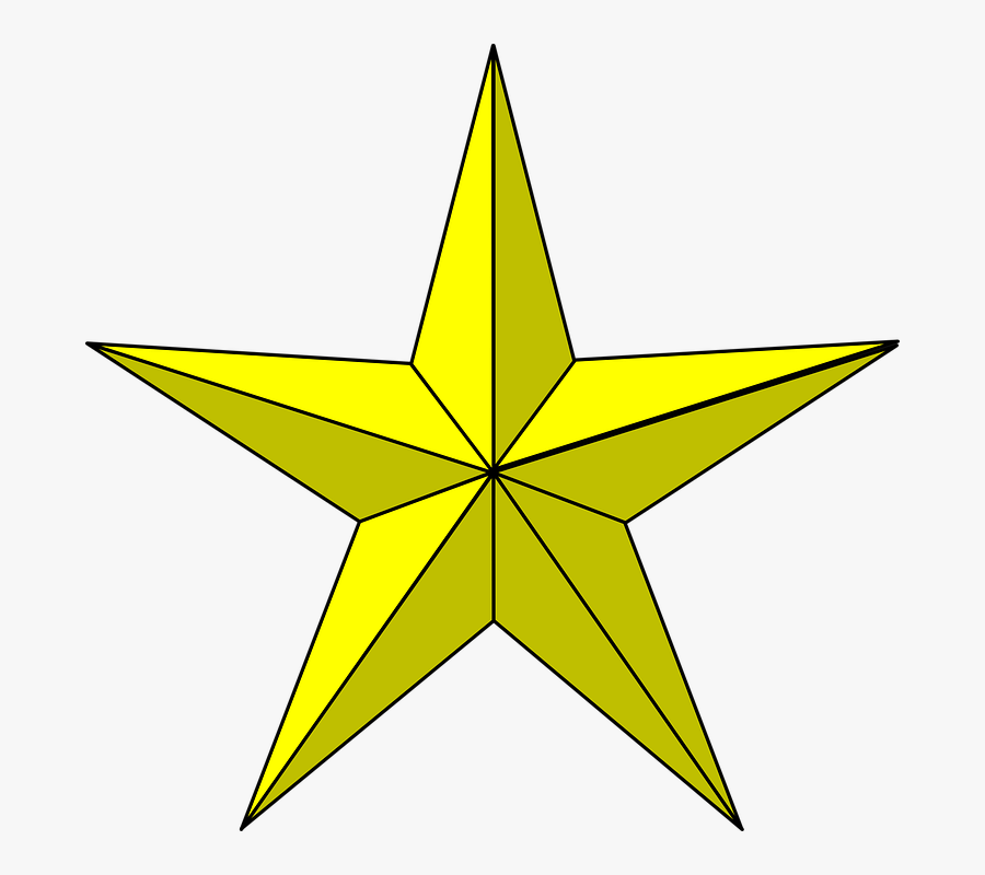 Free Vector Graphic - Logo Bintang Emas, Transparent Clipart