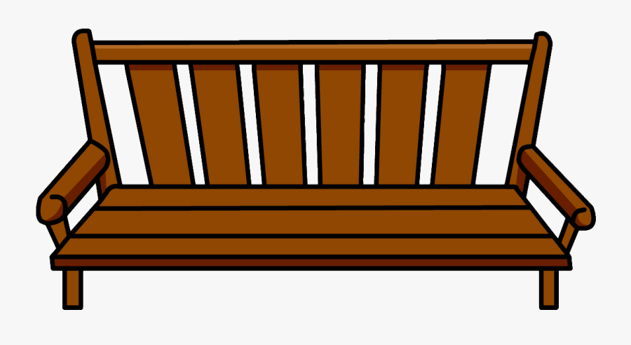 Wood Club Penguin Wiki - Transparent Bench Clipart, Transparent Clipart