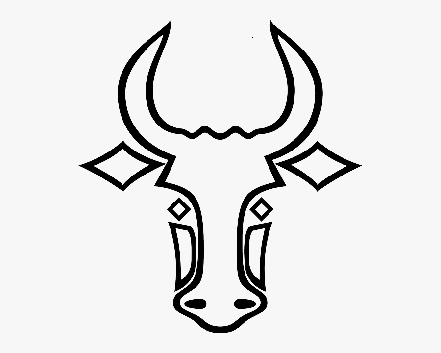 Clipart Face Bison - Bull Head Clip Art, Transparent Clipart