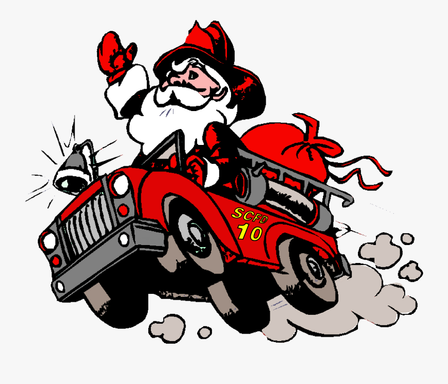 Silver Creek Department News Santa Fire Truck Clip Art