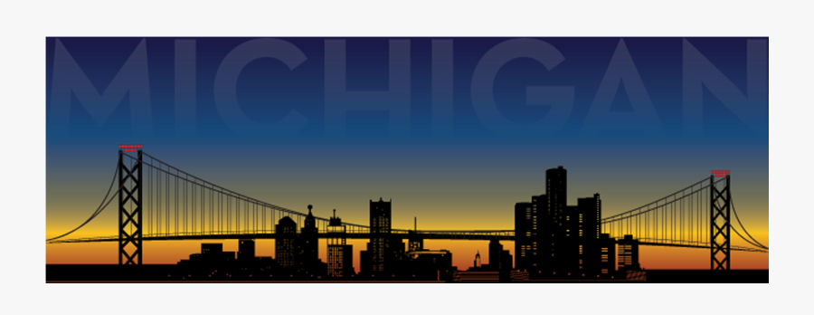 Detroit Michigan Vector Download - Detroit, Transparent Clipart