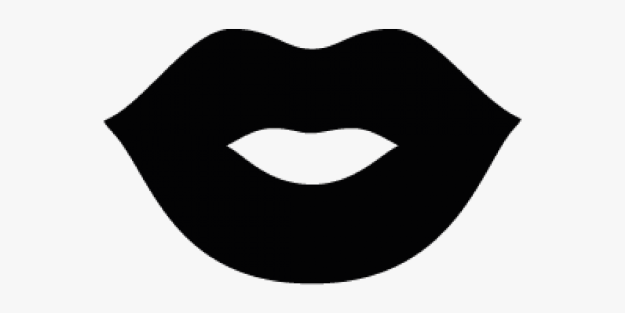 Girl Lips Cliparts - Lips Clipart Black, Transparent Clipart