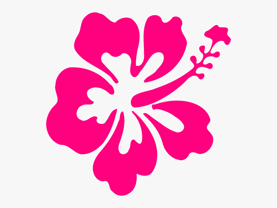 Hibiscus Svg Clip Arts - Pink Hibiscus Clip Art, Transparent Clipart