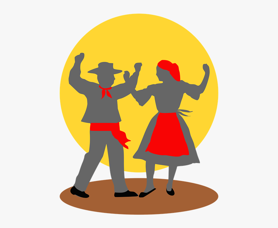 Theatre Clipart Dinner Theater - Bailarines De Folklore Png, Transparent Clipart