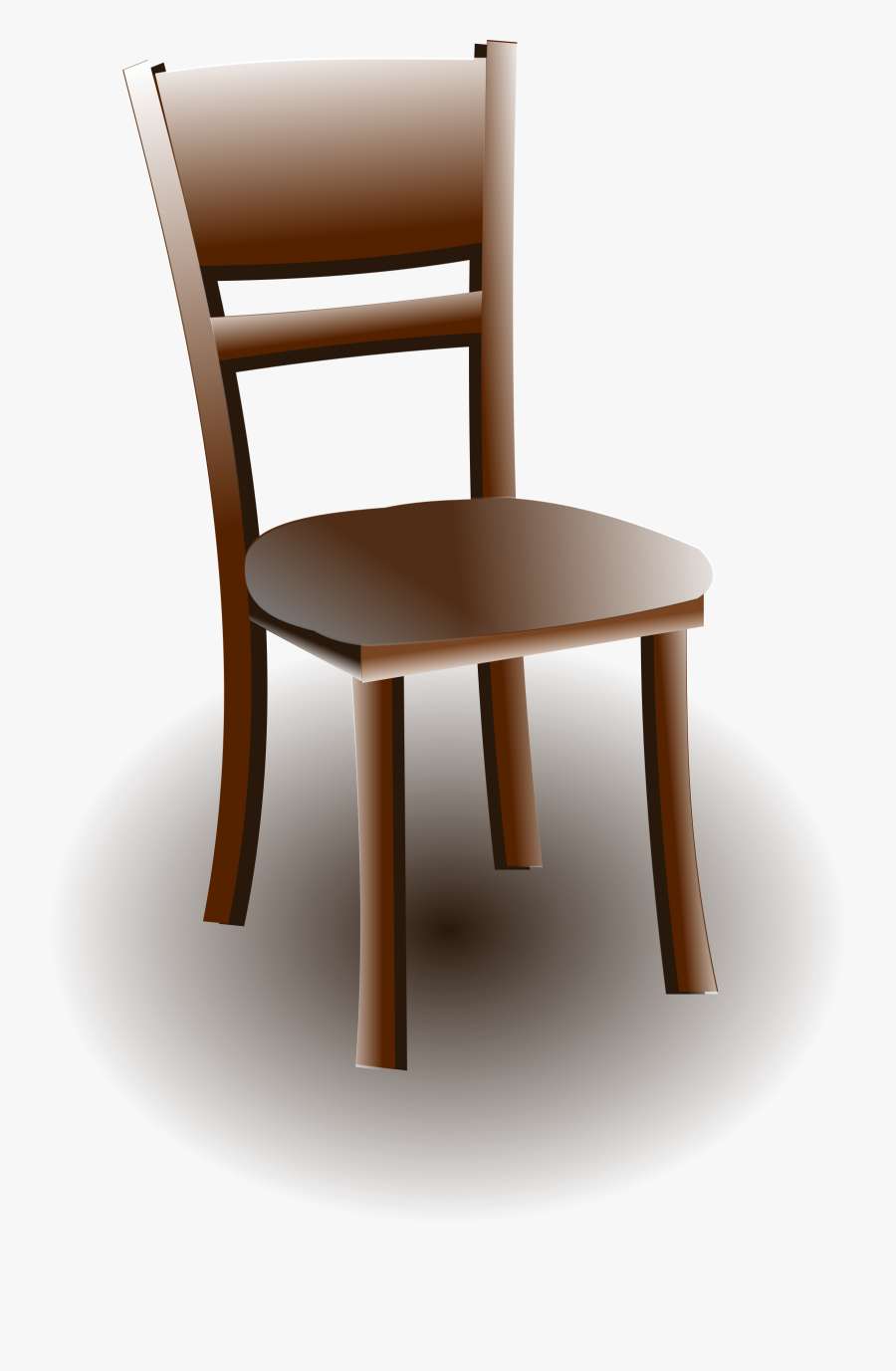 Chair Clipart Wood Chair - Wooden Chair Clipart, Transparent Clipart