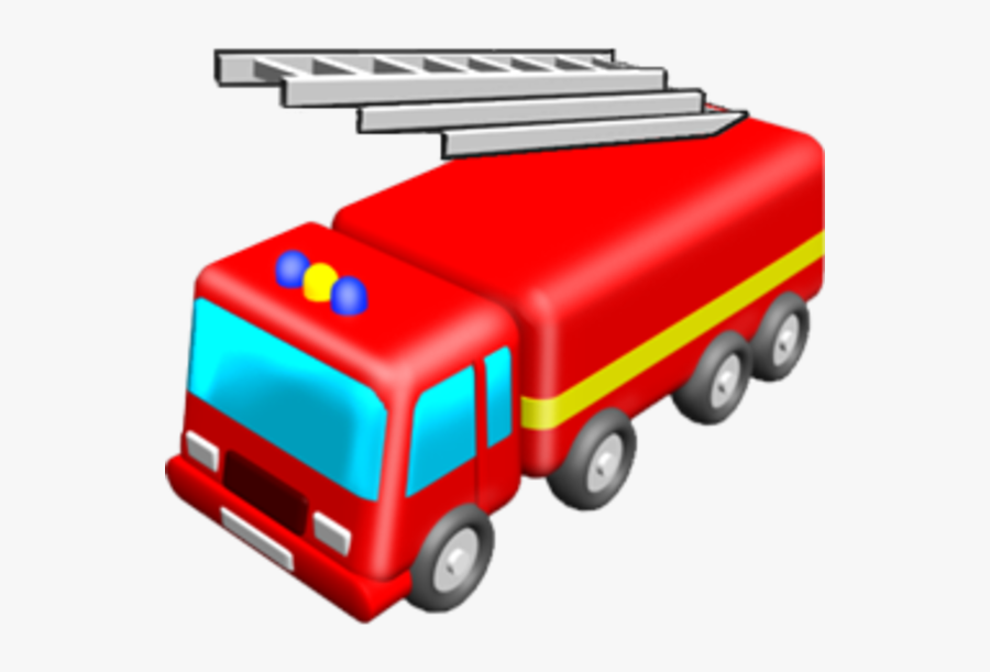 Toy Fire Engine Clipart, Transparent Clipart