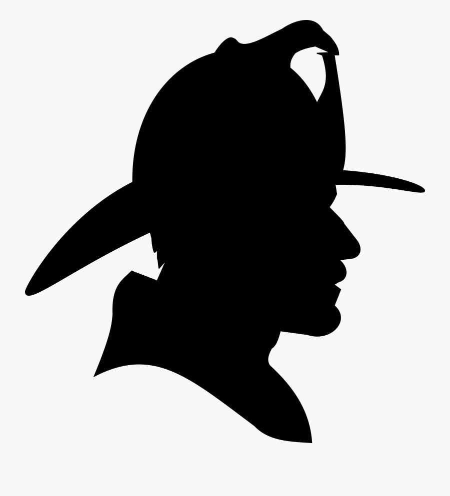 Saturday Clip Art - Fireman Silhouette, Transparent Clipart