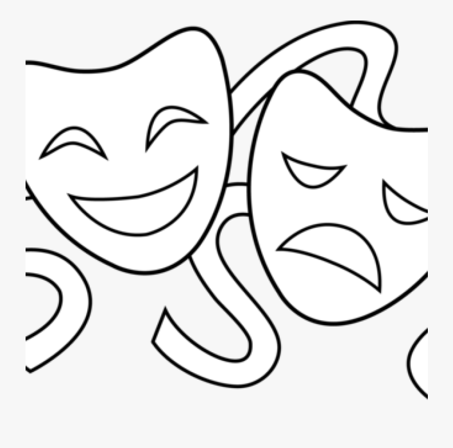 Theater Masks Clipart Clip Art Drama Masks Theater - Theatre Masks, Transparent Clipart