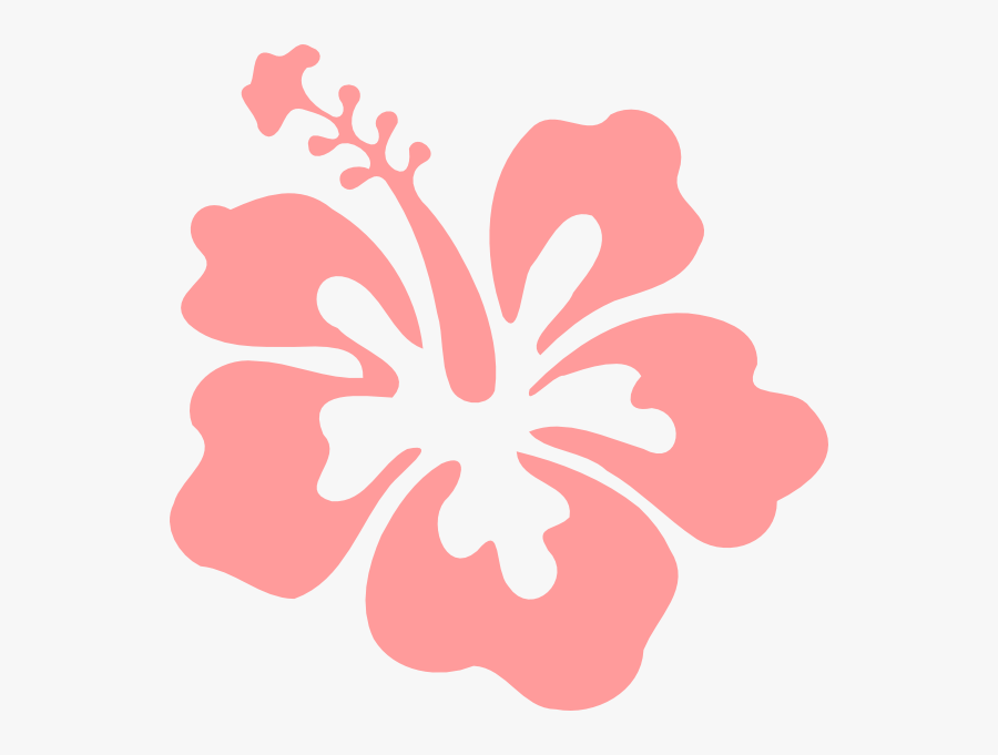 Light Pink Hawaiian Flower, Transparent Clipart