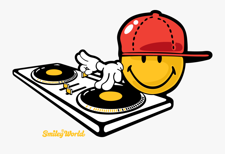 Emoticon Smiley Phonograph - Emoticon Dj Png, Transparent Clipart