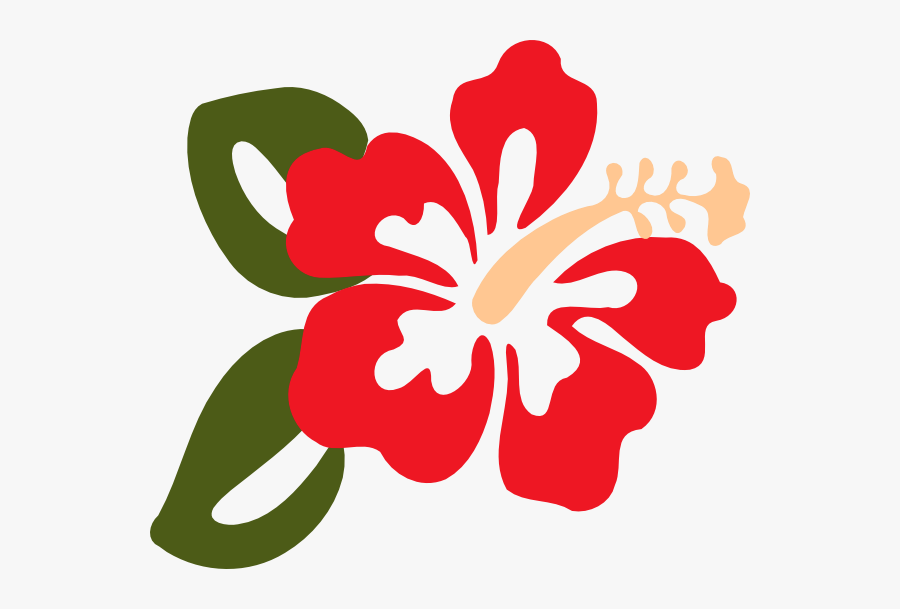 Hawaiian Flower Clipart - Clipart Hibiscus Flower, Transparent Clipart