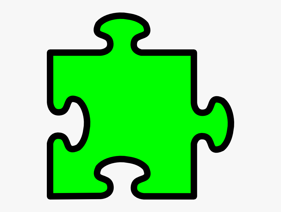Puzzle Piece Clip Art At Vector Clip Art - Transparent Background Puzzle Piece Clipart Transparent, Transparent Clipart