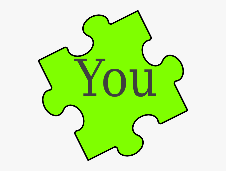 Puzzle Piece You Clip Art At Clker - You Clip Art, Transparent Clipart