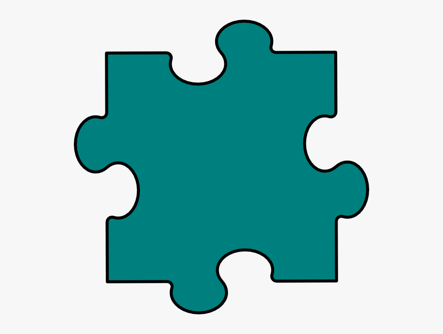 Puzzle Pieces Clip Art Cliparts And Others Inspiration - Single Colored Puzzle Piece, Transparent Clipart