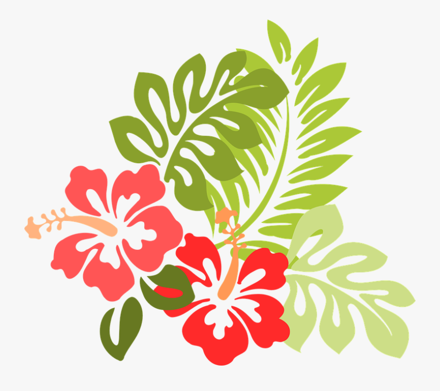 Flower Leaf Graphic On - Flores Havaianas Desenho, Transparent Clipart