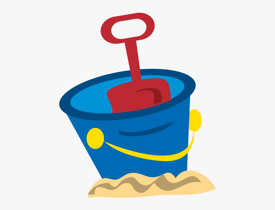 Sand Bucket Clipart - Bucket And Spade Clipart, Transparent Clipart