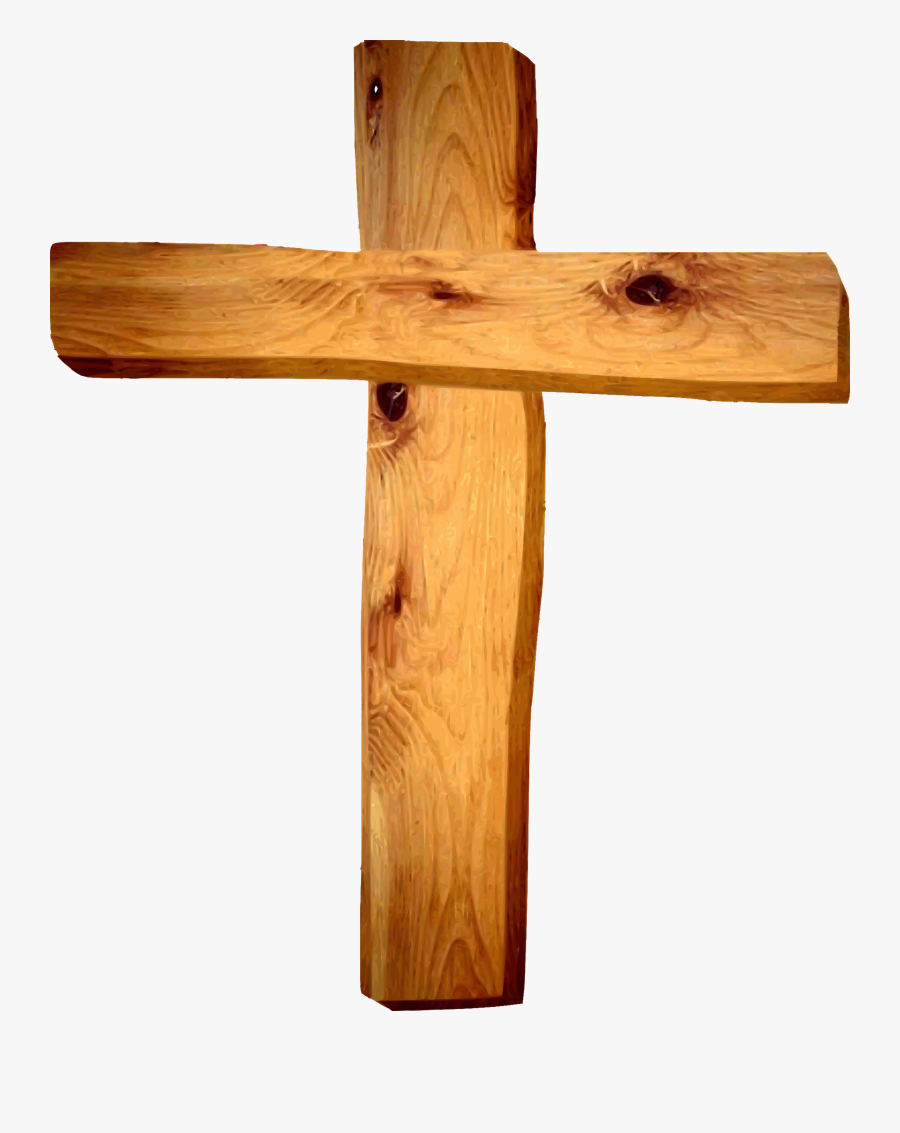 Old Rugged Cross Svg Black And White Library - Wooden Cross Clip Art, Transparent Clipart