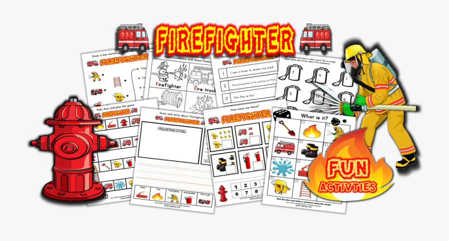 Firefighter Clipart Brave For Free Download And Use - Cartoon, Transparent Clipart