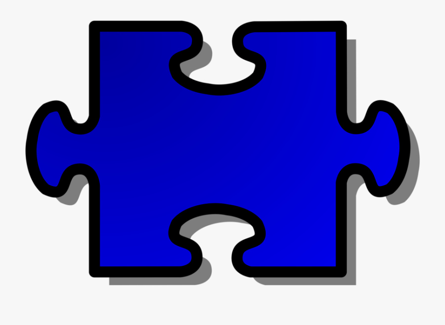 Clip Art Puzzle Pieces Background - Puzzle Piece Transparent Background, Transparent Clipart