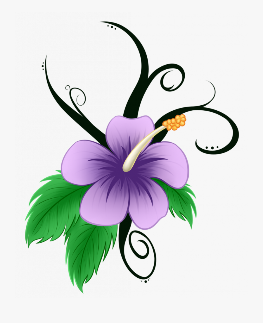 Transparent Hawaiian Flowers Clipart - Flower Art Images Hd, Transparent Clipart