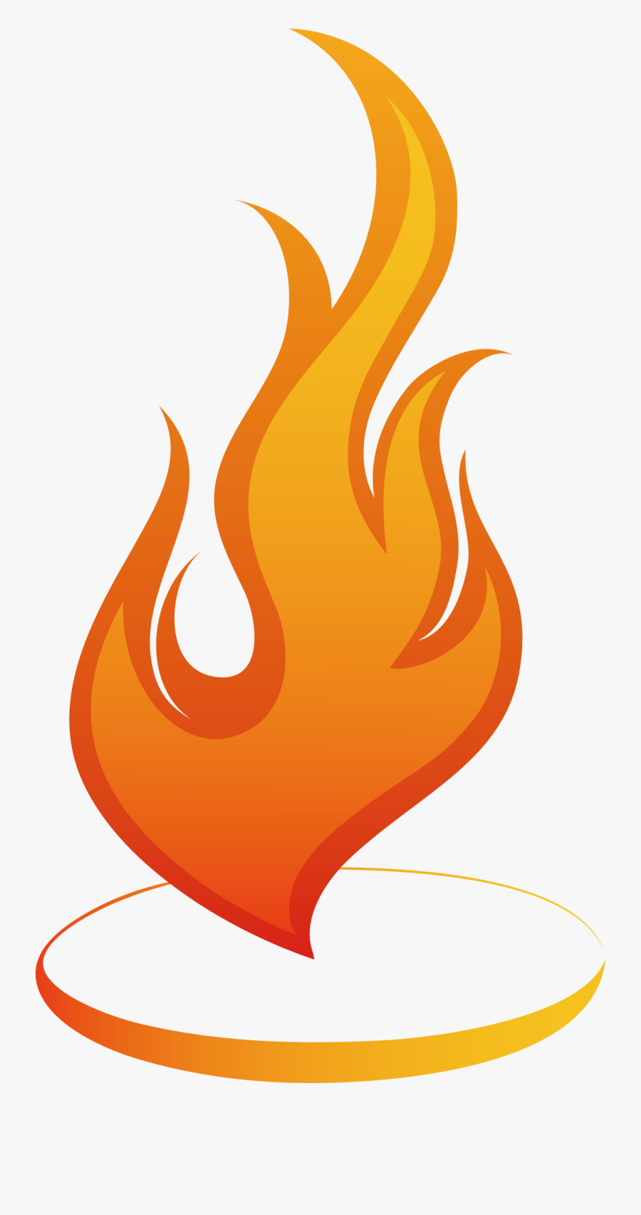 Png Free Download Euclidean Clip Art Fire Heart Decoration - Fire Flame Clip Art, Transparent Clipart
