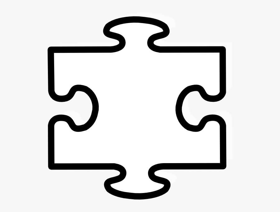 White All Puzzle Clip Art At Clker - Clip Art, Transparent Clipart