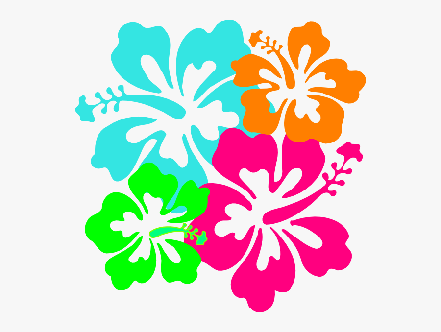 Http - //www - Clker - - 1a Svg Royalty Free Library - Transparent Background Hawaiian Flowers Clipart, Transparent Clipart