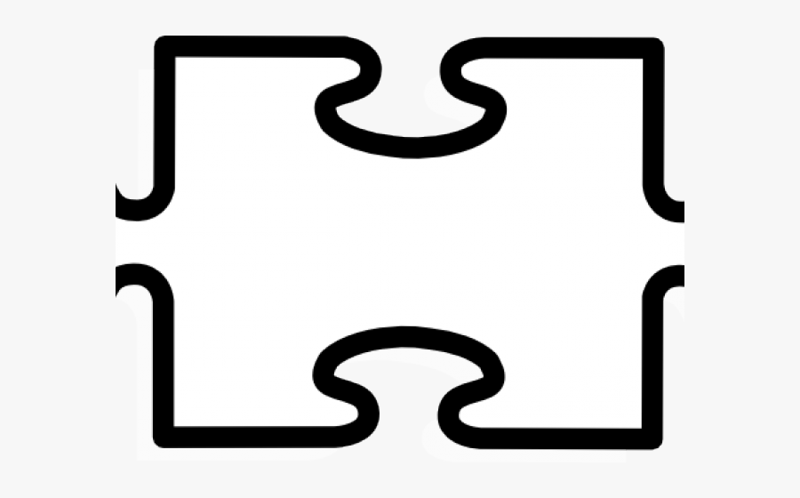 Puzzle Clipart Puzzle Piece - Puzzle Piece Clipart Black And White, Transparent Clipart