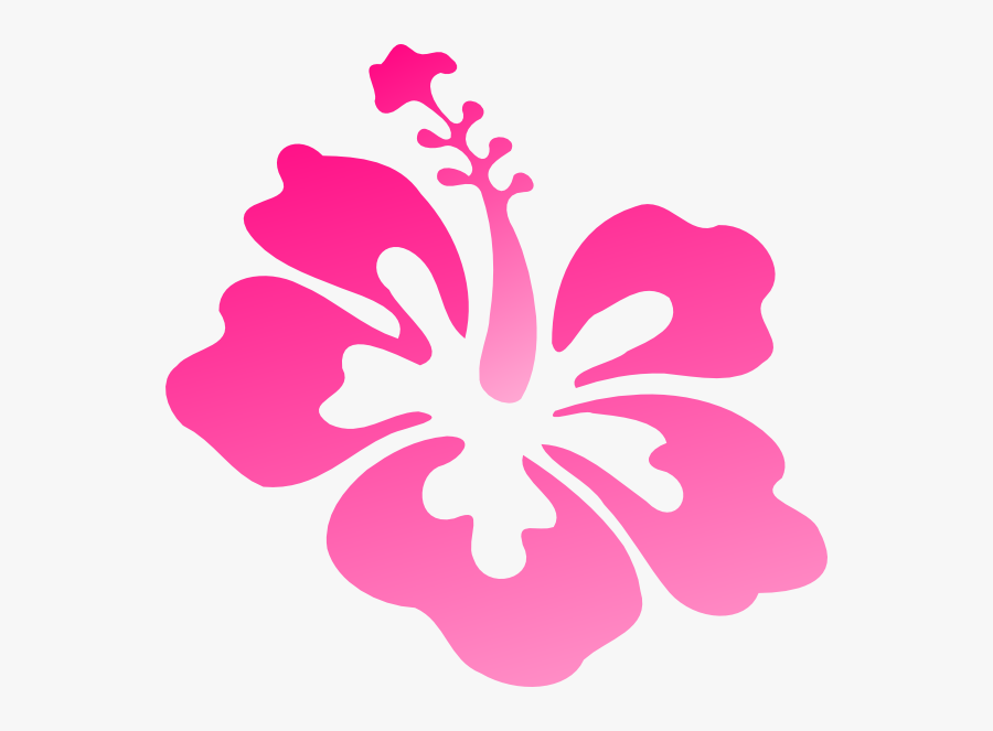 Transparent Hawaiian Flower Vector Png - Clip Art Purple Hawaiian Flowers, Transparent Clipart