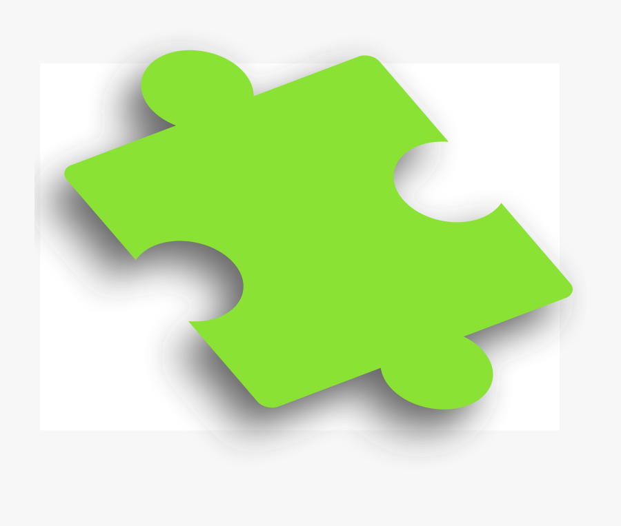 Puzzle Piece Green Icons Png - Clip Art Green Puzzle Piece, Transparent Clipart