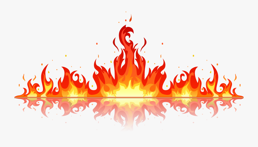 Clip Art Free Flames Font - Fire Clipart, Transparent Clipart