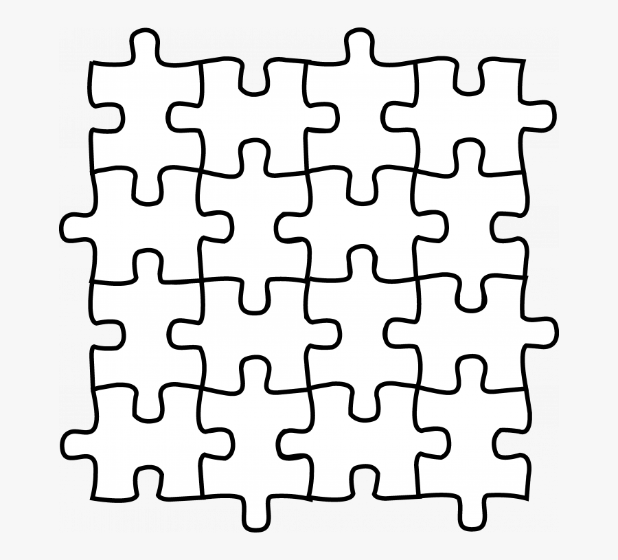 Coloring Autism Puzzle Piece Page Awareness Clipart - Outline Autism Puzzle Piece, Transparent Clipart
