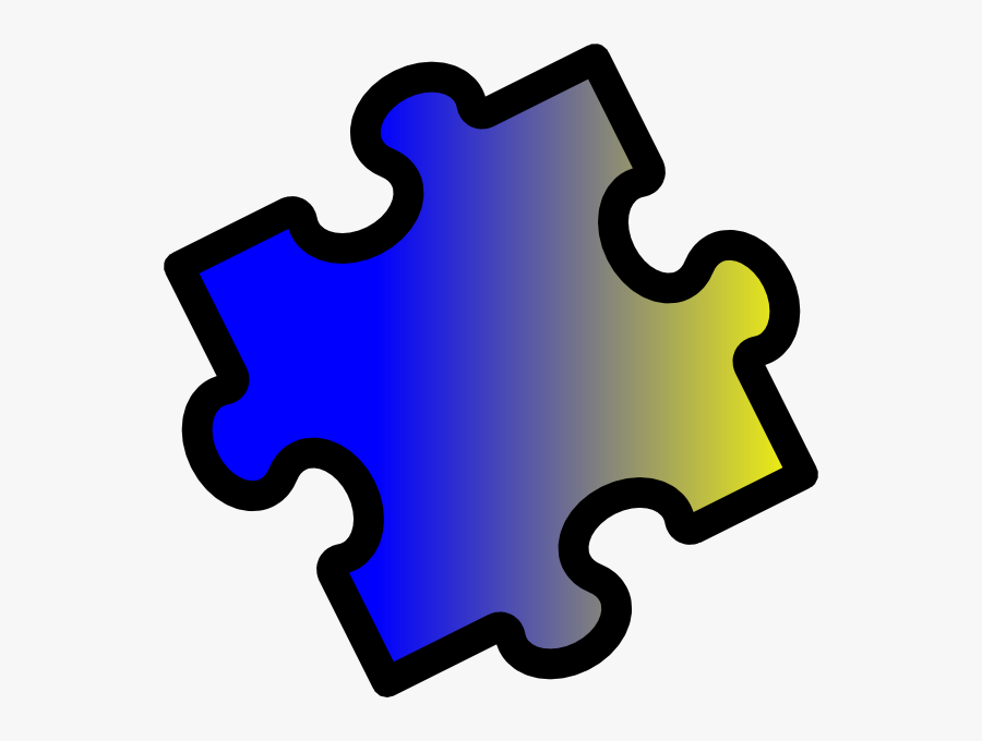 2 Puzzle Pieces Clipart, Transparent Clipart